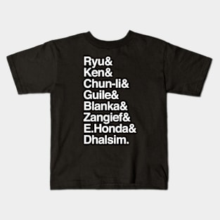 Names & The World Warriors Kids T-Shirt